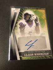 LUJUAN WINNINGHAM AUTOGRAPH ROOKIE 2022 Sage Autographs #A-LW Jaguars 