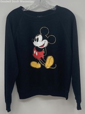 Disney Mickey Mouse Women’s Black Long sleeve shirt- Size S