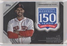 2019 Topps Update 150th Anniversary Manufactured JD Martinez #AMP-JMA Patch 2f4