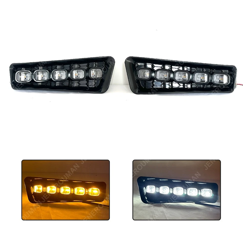 Steel Front Bumper Raptor Look With DRL LED Lights For 2009-2014 Ford F150 F-150 Foto 2 de 4