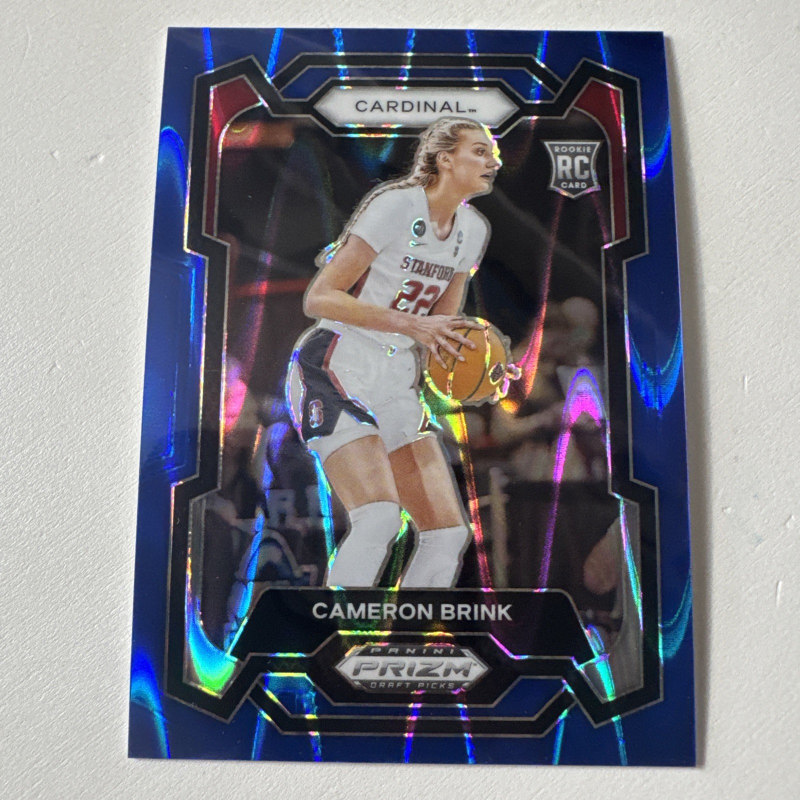 2024 Panini Prizm Draft Picks Cameron Brink #89 blue Seismic Prizm /149 (RC)