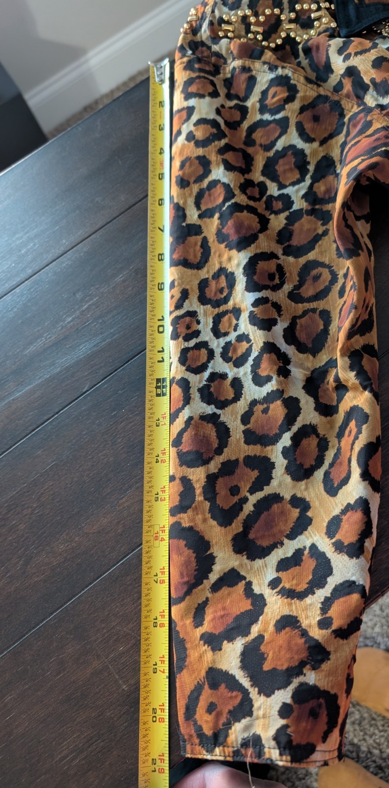 Cache Leopard Print Embellished Jacket – Excellen… - image 13