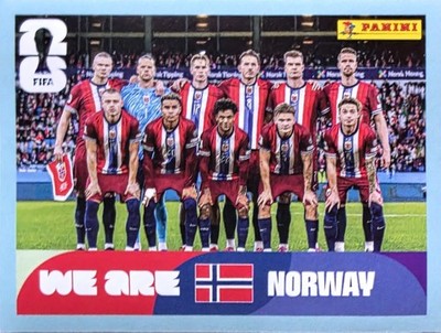 PANINI FIFA WM 2026 STICKER - TEAM NORWEGEN - Nr. 1 - 20 !!
