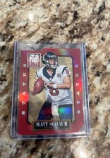 2013 Panini Elite - Matt Schaub #40 Status Red Die-Cut /25