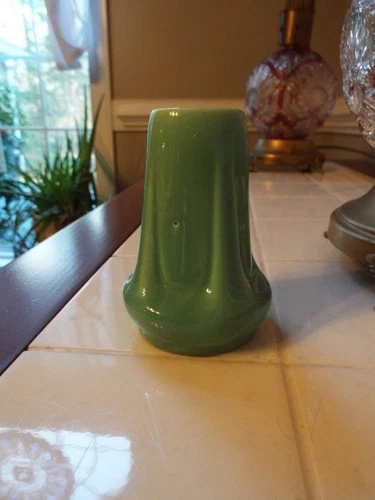 Vintage Stangl Miniature  vase Silver Green #2018 RARE 3 1/2 " high