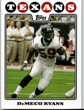 DeMeco Ryans 2008 Topps Football Houston Texans