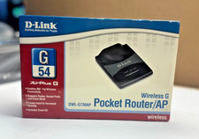 D-Link AirPlus G Pocket Router AP 802.11g /2.4GHz Wireless DWL-G730AP Router