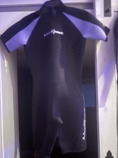 Neo Sport Women's Black  Purple S/S Wetsuit 2MM Size 8