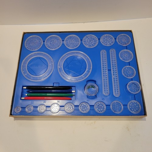 Vintage Near Mint 1967 Kenner Spirograph Set Original Box Game Toy Art complete - Picture 7 of 12