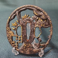 Miyabi Tsuba Sword Fittings Vintage Authentic Handcrafted Collection