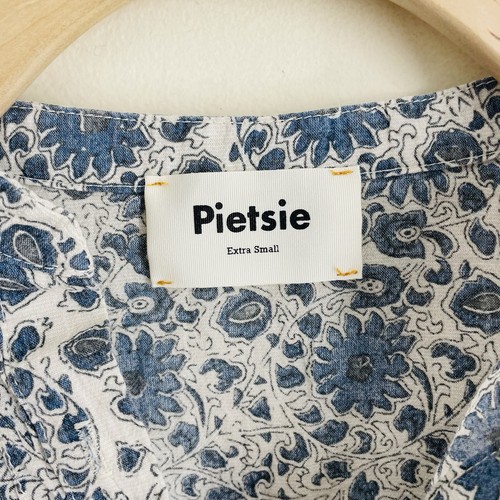 Top Pietsie Atlin floreale blu taglia XS - Foto 11 di 12