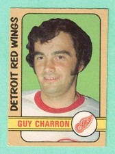 (1) GUY CHARRON 1972-73 O-PEE-CHEE SERIE 3 # 223 WINGS  ROOKIE EX/EX+ (L8207)