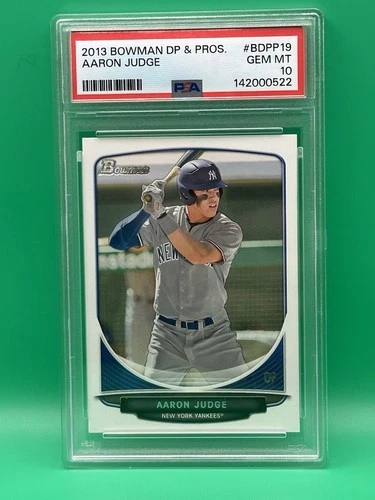 PSA 10 AARON JUDGE 2013 Bowman Draft Picks NY Yankees Rookie Card RC GEM MINT
