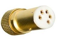 Analogis TONARMSTECKER - DIN 1 für SME - Vergoldete Kupferkontakte