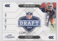 2009 Playoff Prestige NFL Draft Class Vontae Davis #35 0b5