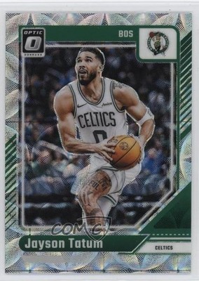 2024-25 Panini Donruss Optic Premium Box Set Prizm 124/249 Jayson Tatum #70 19fp