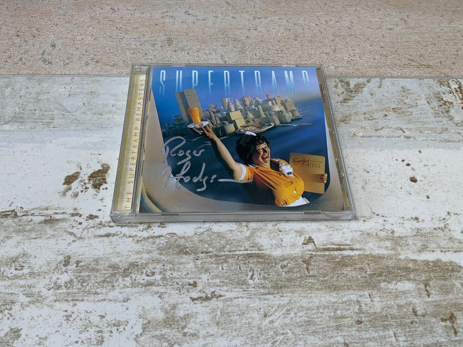 Supertramp  Breakfast in America  signed autographed Roger Hodgson Remastered CD