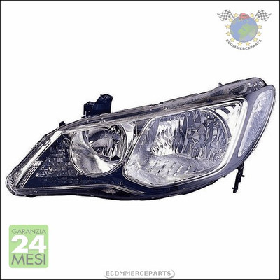 Faro Proiettore Dx Destro Con Indicatore Bianco – Compatibile Fiat Panda 750 (1986-2003), Codice 7438635037178