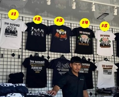 NEW HOT No Doubt Live At The Sphere Las Vegas T shirt