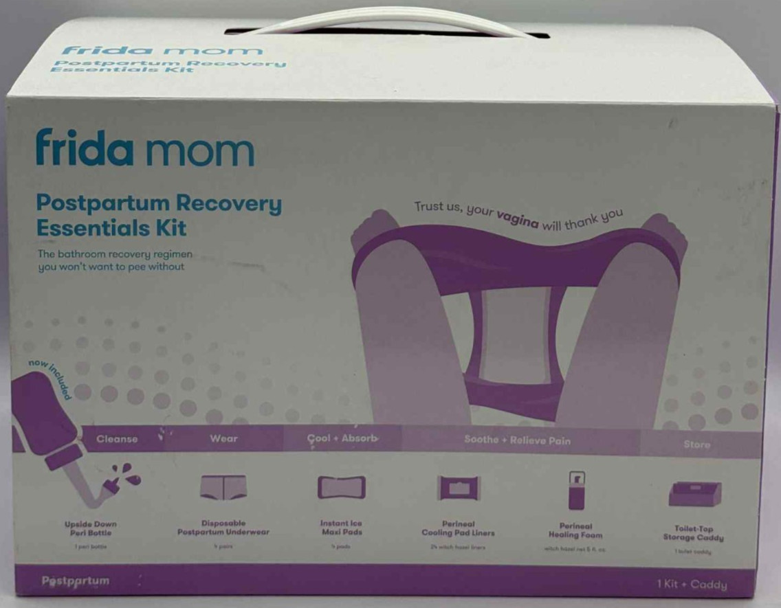 4PC Frida Mom Postpartum Recovery + Sore Nipple Set &Pain Strain Relief Tape SET