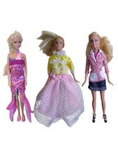 Lot of 3 Barbie Mattel Mermaid Working-Girl & Evening - Clean & Untangled Hair