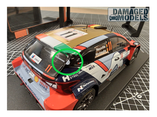 DAMAGED MODEL FD #137- IXO 1/18 - HYUNDAI i20 N Rally1 - Rally Croatia 2024 - Picture 11 of 15
