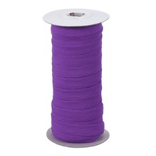 Elastic Bands 1/2 Inch x 20 Yards Stretch Flat Elastic Cord, Purple