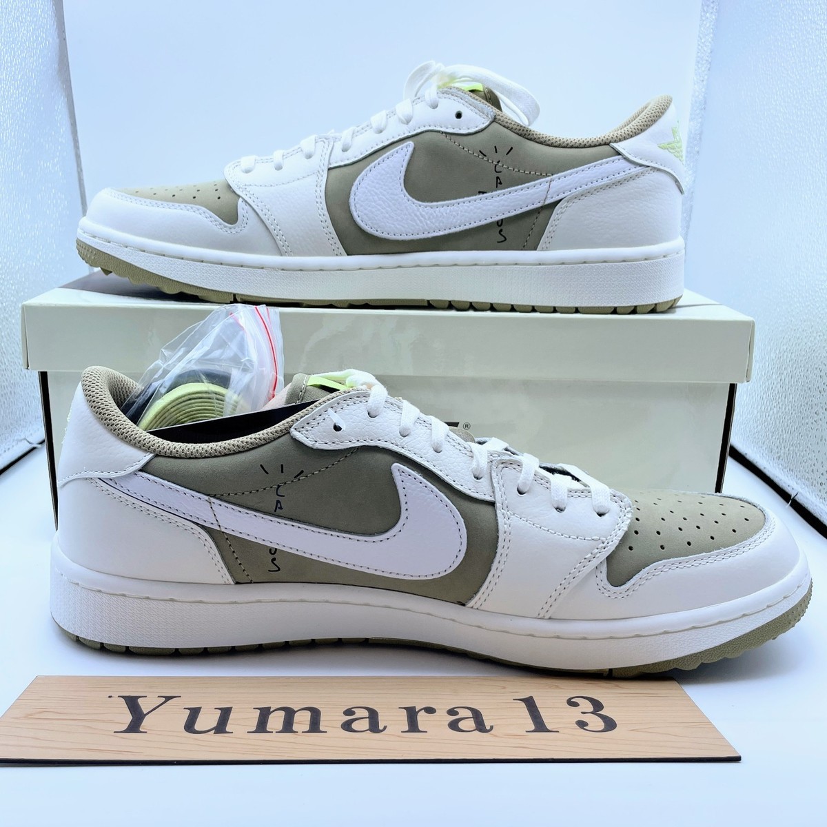 Travis Scott Nike Air Jordan 1 Low Golf NRG Olive FZ3124-200 Men's