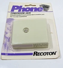 Vintage Recoton  Phone Conversion Jack #MC5