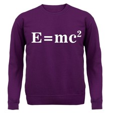 E=Mc2 - Adult Hoodie / Sweater - Albert Science Formula Einstein Physics Geek