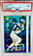 Ichiro 2002 Finest Xfractor Protector /99 PSA 9 (2nd Year Rare POP 2)