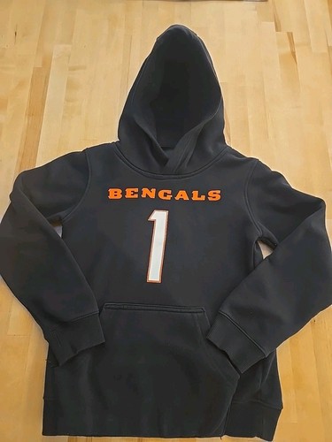 Jamar Chase Cincinnati Bengals Outer Stuff Hoodie Youth Small Size 8