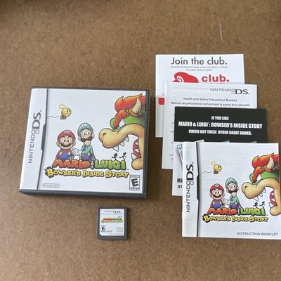Nintendo Mario & Luigi: Bowser's Inside Story Manual Included DS NTSC-U/C 2009 E