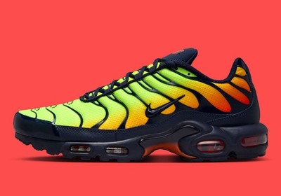 Nike Air Max Plus TN Tuned Lemon Venom Blackened Blue DM0032-701 sz 12 Men's