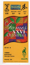 XXVI Olympiad Atlanta Olympics USA Dream Team II Basketball Ticket Stub August 2