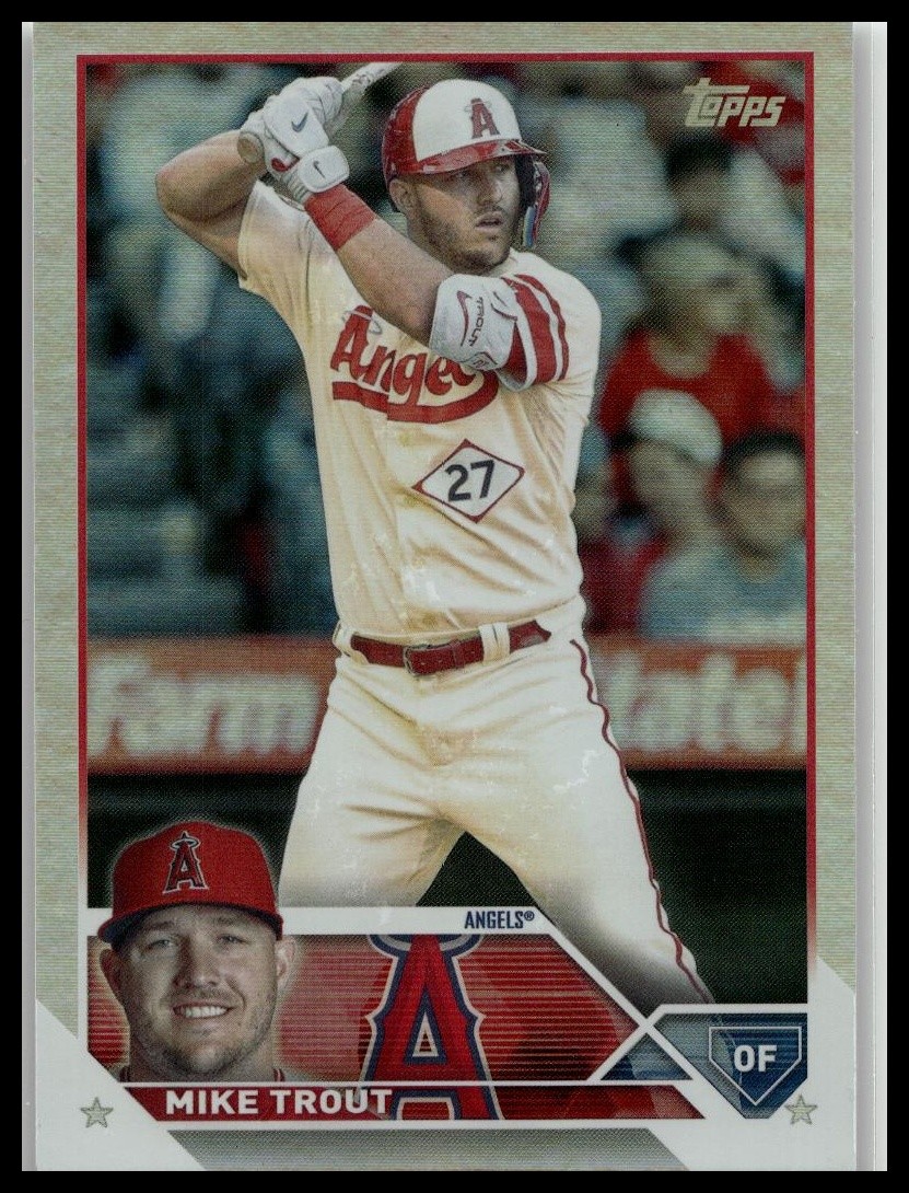 2023 Topps #27 Mike Trout Rainbow Foil