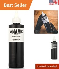 Dynamic Color Black Tattoo Ink 8oz Professional Quality Friendly