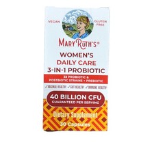 Mary Ruth 3 in 1 Daily Womens Health 40 Billion 30 CAPSULES 01/2026 Vegan