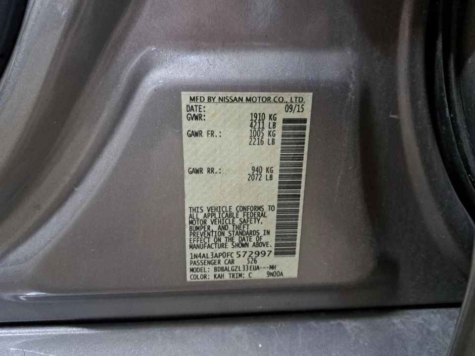 Bobina de encendido/bobinas/encendedor 2015 Altima Sku#4259699 Foto 4 de 4