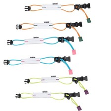 2x Adjustable Elastic Cycling Reflective Leg Bands for Running, Walking, Jogging