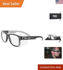 Y50 Safety Glasses, ANSI Z87.1, Anti-Fog UV Protection, Clear Lens, Side Shie...