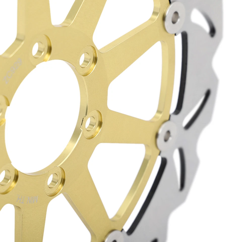 Front Brake Rotors For Aprilia SL Shiver 750 07-14 Tuono 1000 R 03-09 Mana 850 - Image 3 of 4