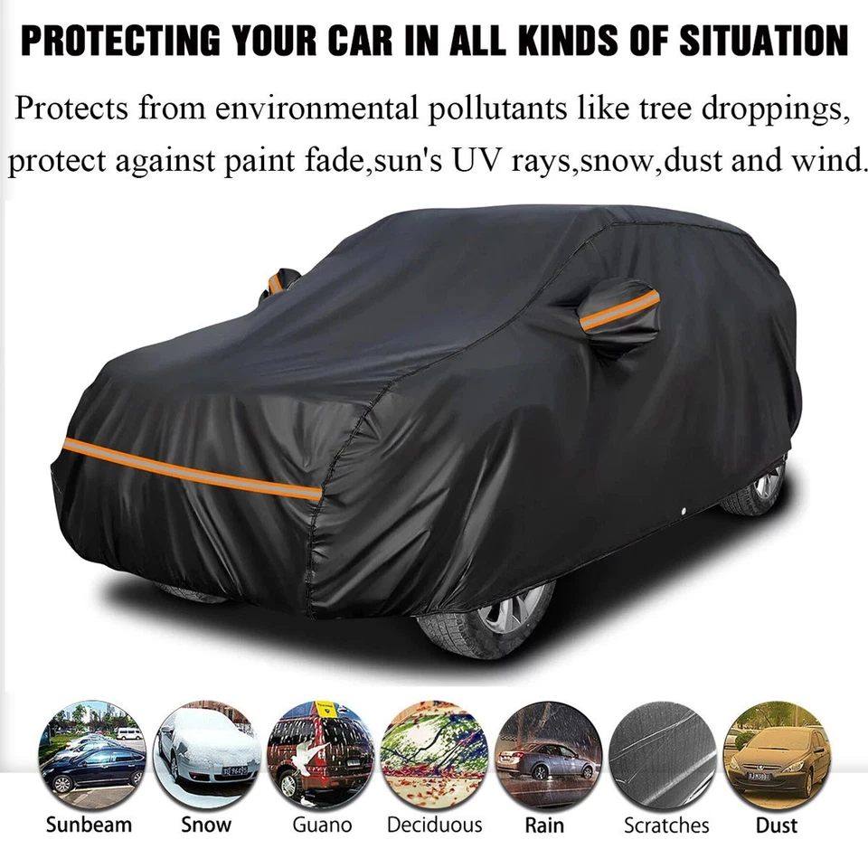 Полный водонепроницаемый автомобильный чехол всепогодная защита для Nissan Rogue X-trail Murano - Изображение 3 из 4