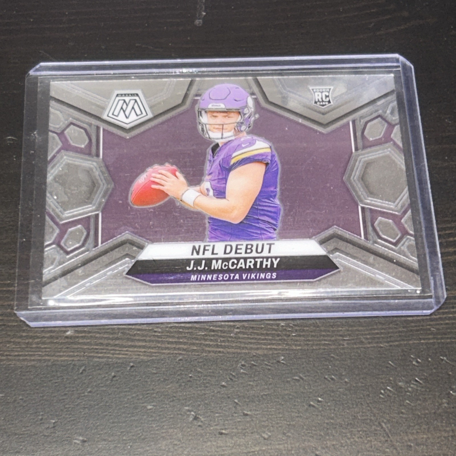JJ McCarthy(RC) 2024 Panini Mosaic - NFL Debut #275 Silver Prizm ROOKIE VIKINGS