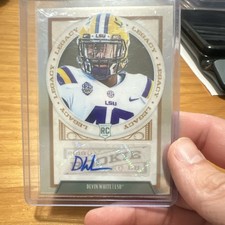 Panini 2019 Legacy Devin White Rookie #160 LSU Tigers NCAA Football Card. rookie card picture