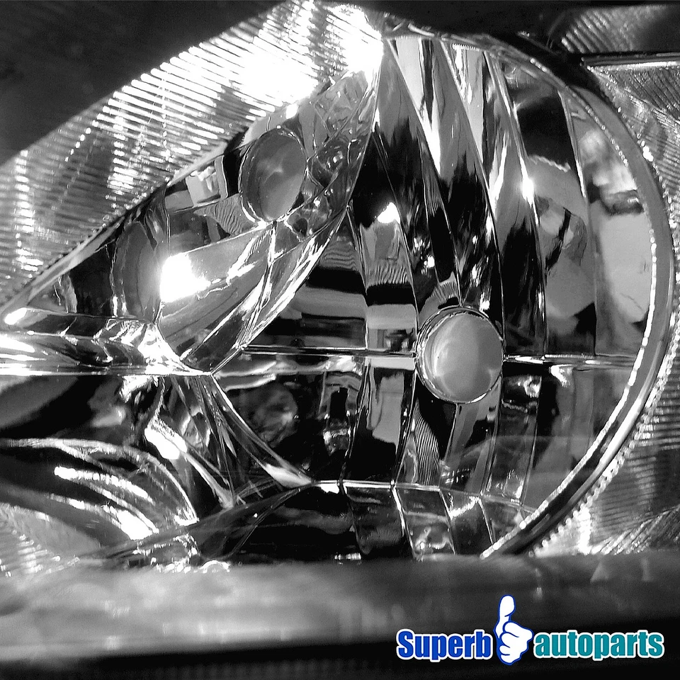 Fits 2003-2007 Honda Accord Headlights Signal Lamp Black 03-07 Replacement Foto 4 de 4