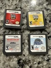 Nintendo Ds Game Lot 4 Games Rock Band Homie Rollerz World Poker 2008