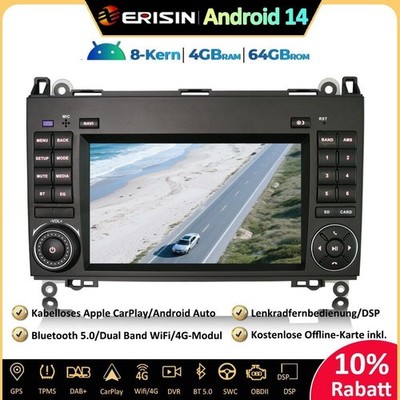 Android Autoradio für Mercedes benz A/B Klasse W169 W245 Viano Vito VW Crafter