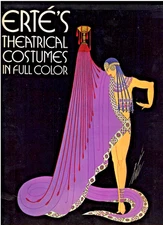 "ERTE'S: THEATRICAL COSTUMES IN FULL COLOR" ~(FIRST EDITION)~ **ART PRINTS** #70