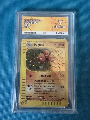 Pokémon TCG Dugtrio Holo Expedition Base Set Card 10/165 ACE 7